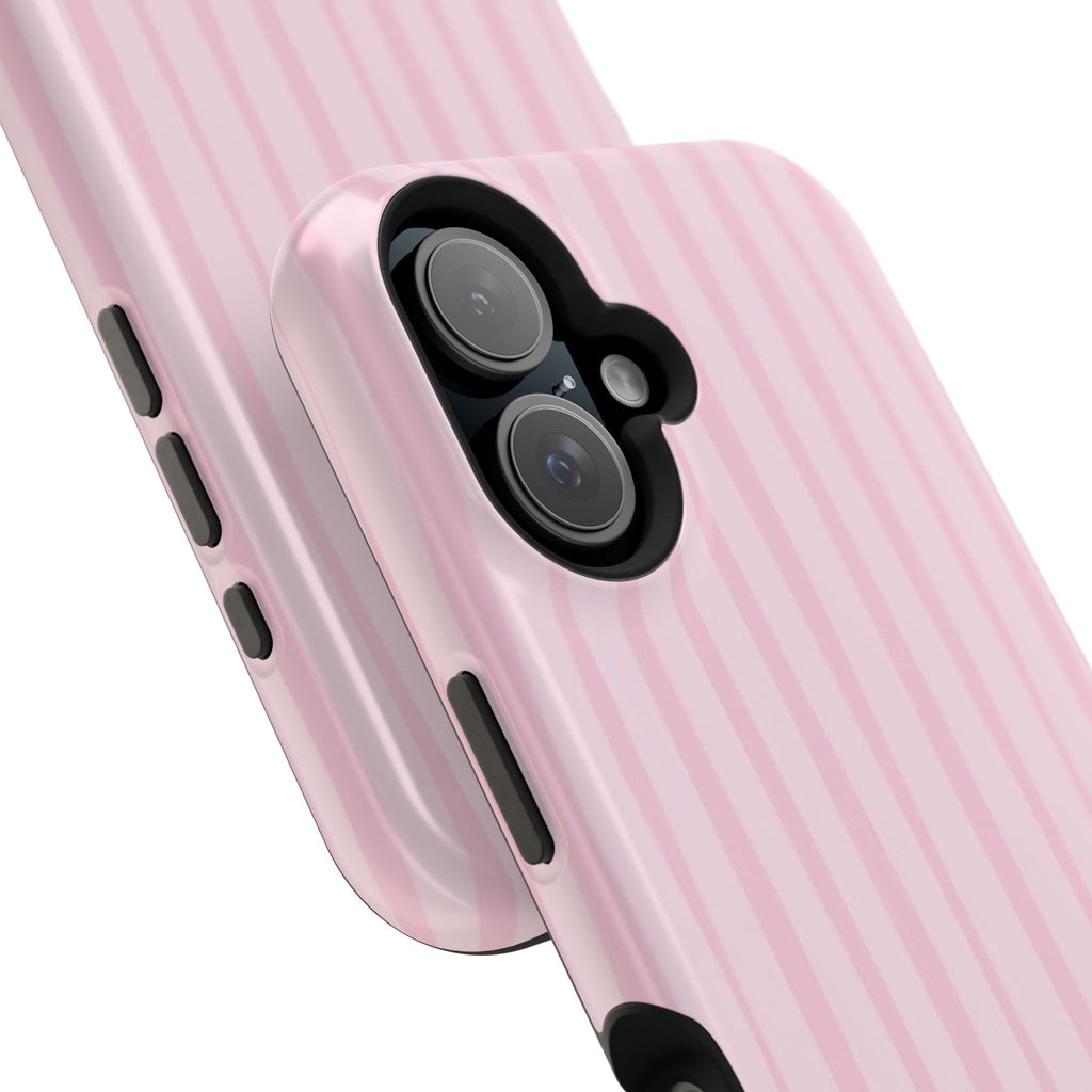 MagSafe pink uneven lines case