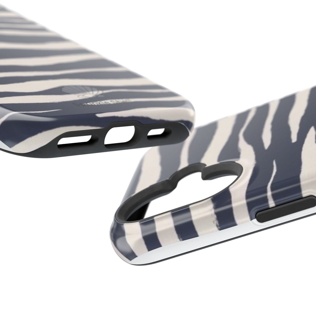MagSafe Blue zebra print case