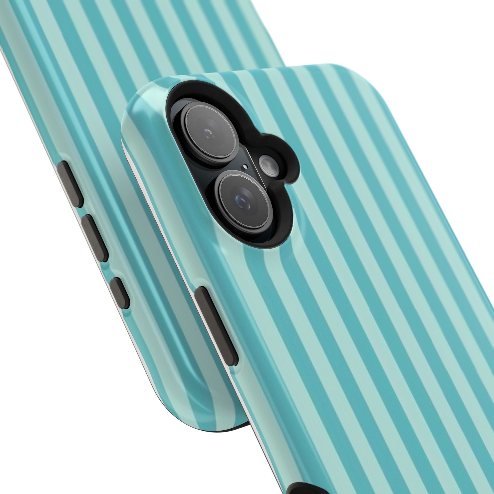 MagSafe teal striped case