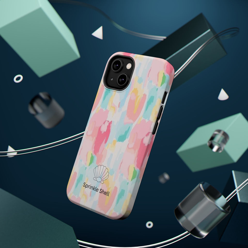 MagSafe cute colorful paint case