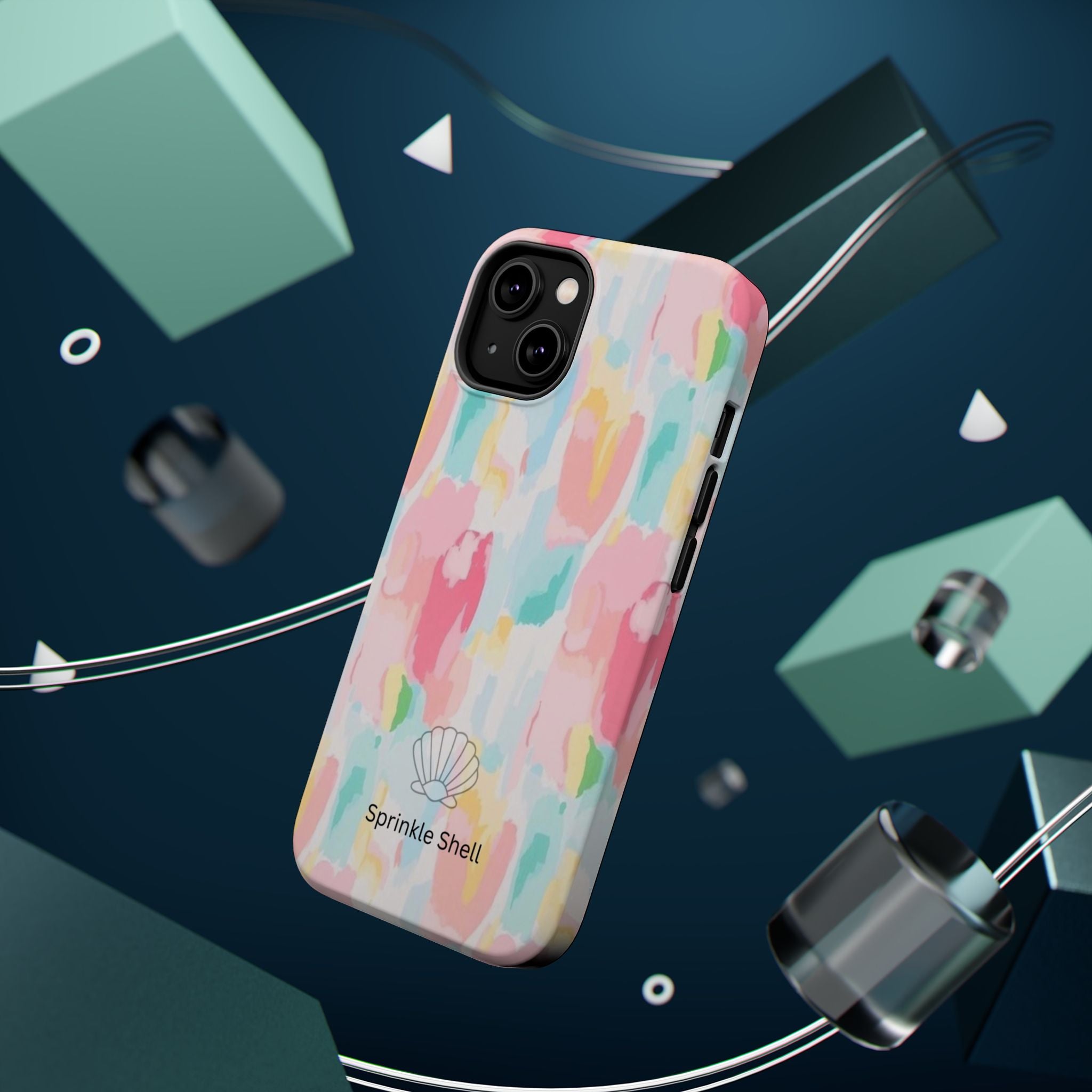 MagSafe cute colorful paint case