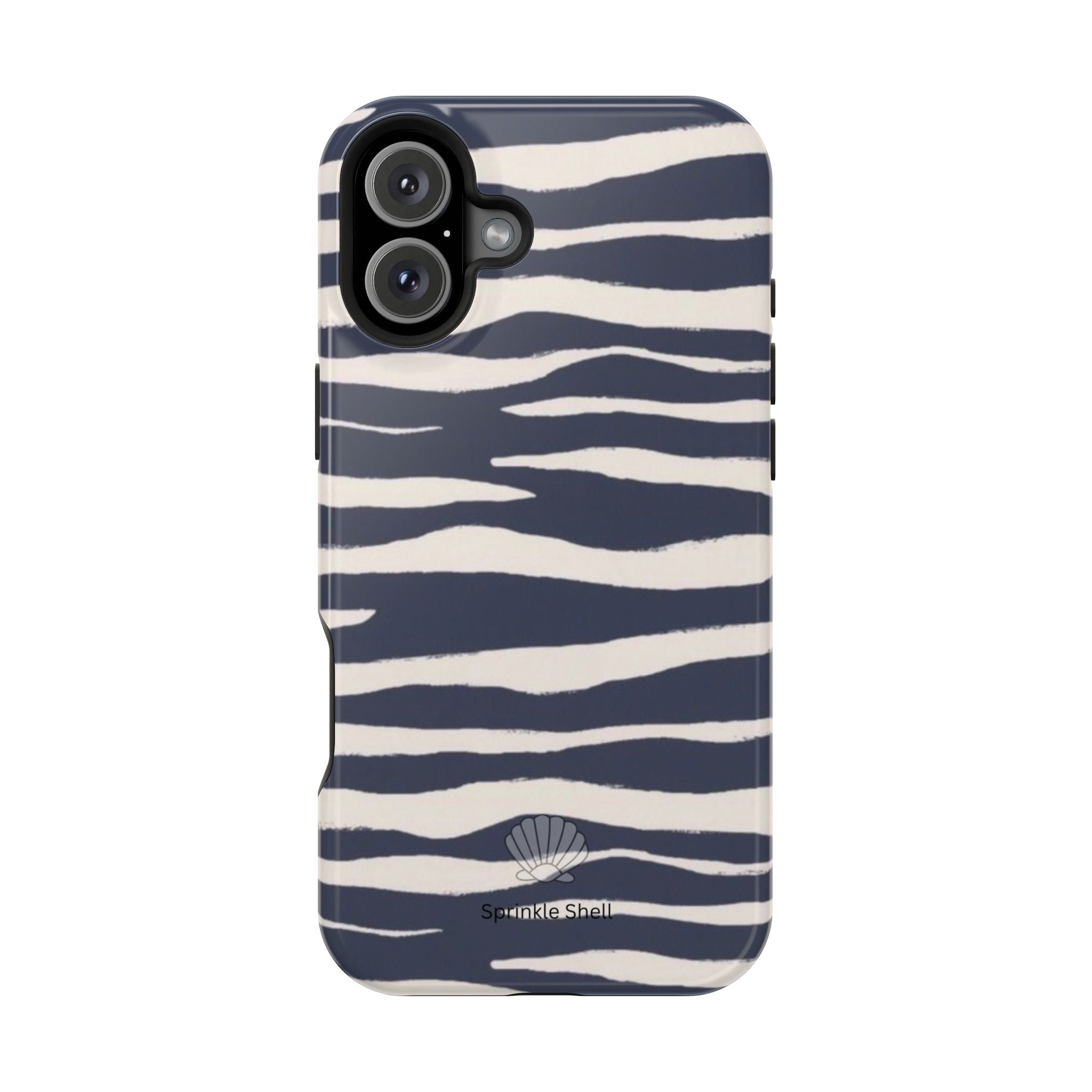 MagSafe Blue zebra print case
