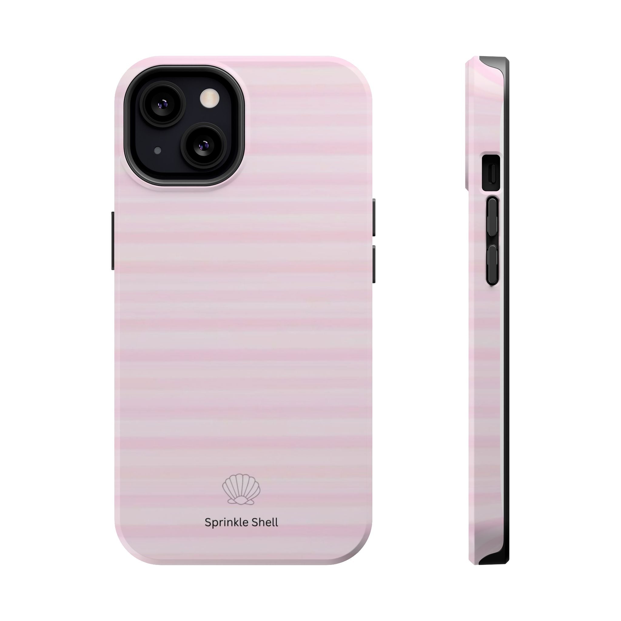MagSafe pink stripes case