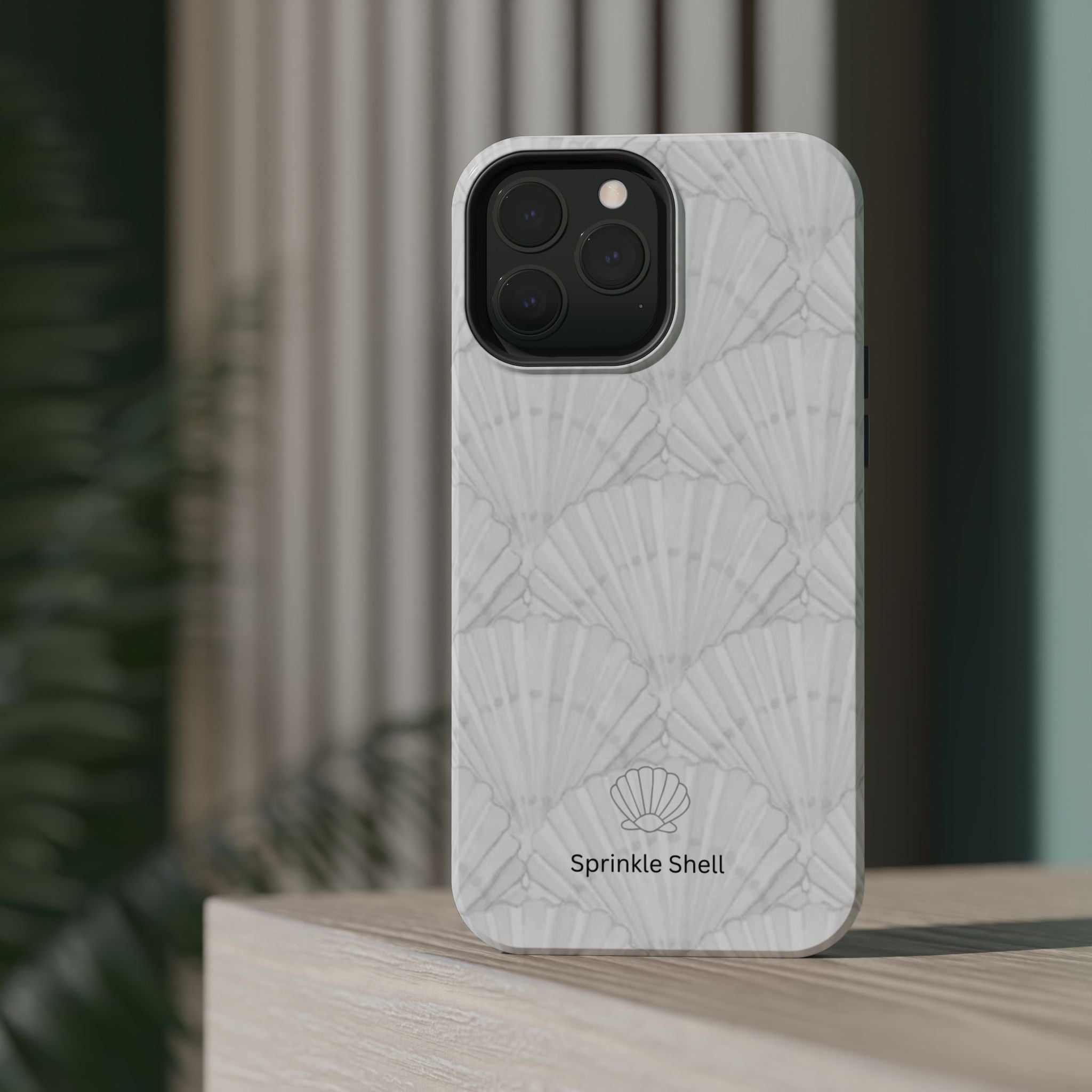 Shell-Pattern Magnetic Impact Phone Case — Protective Modular iPhone Cover