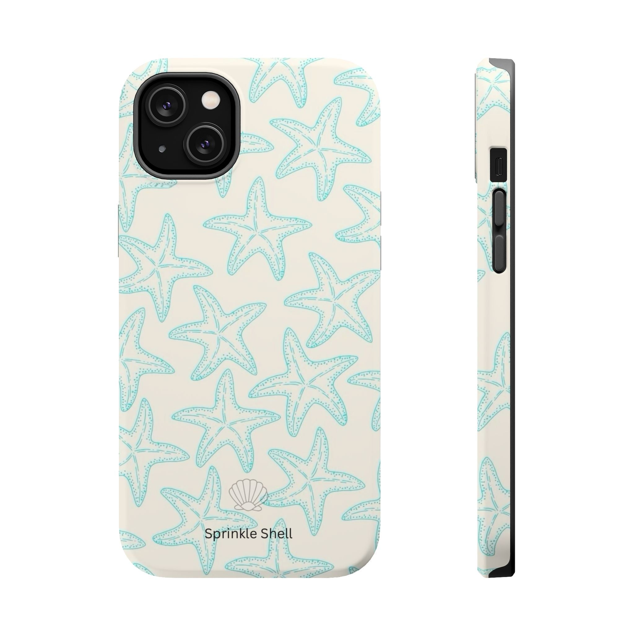 MagSafe teal starfish case