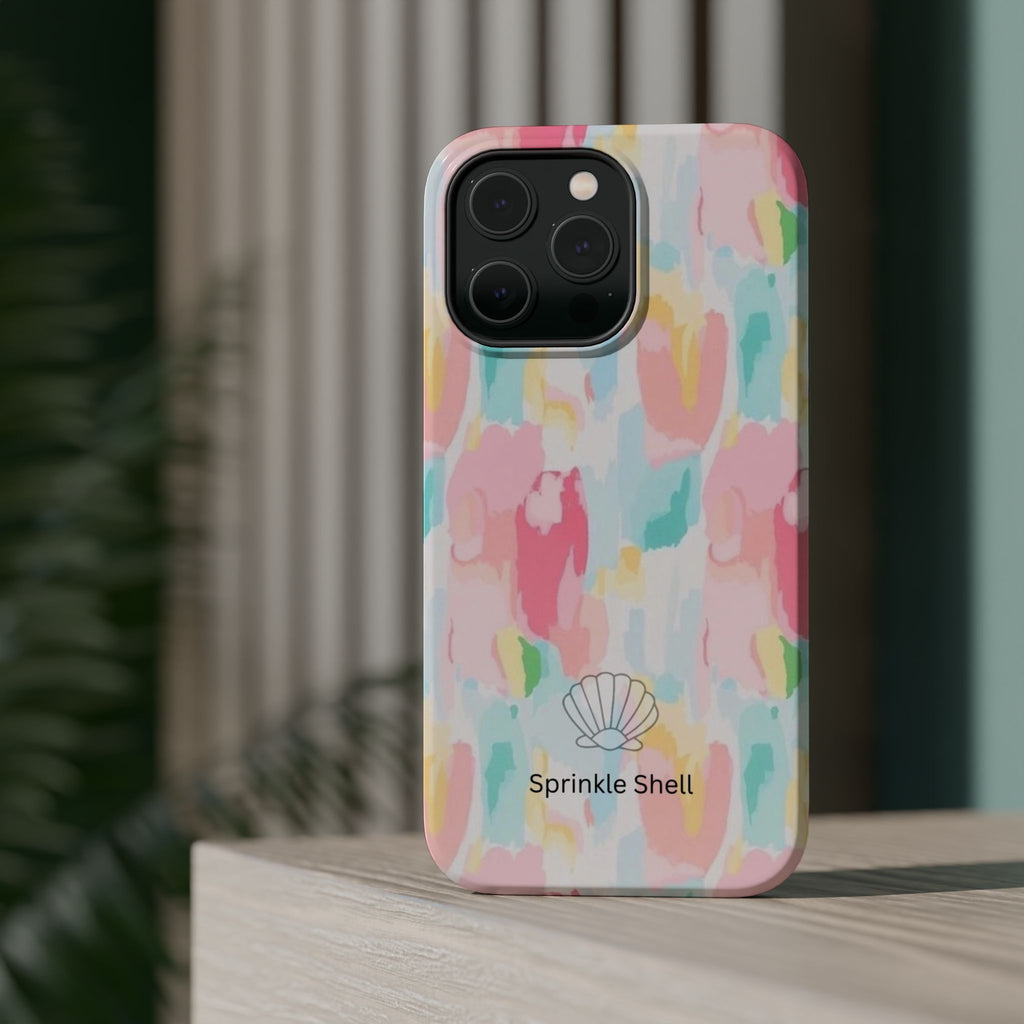 MagSafe cute colorful paint case