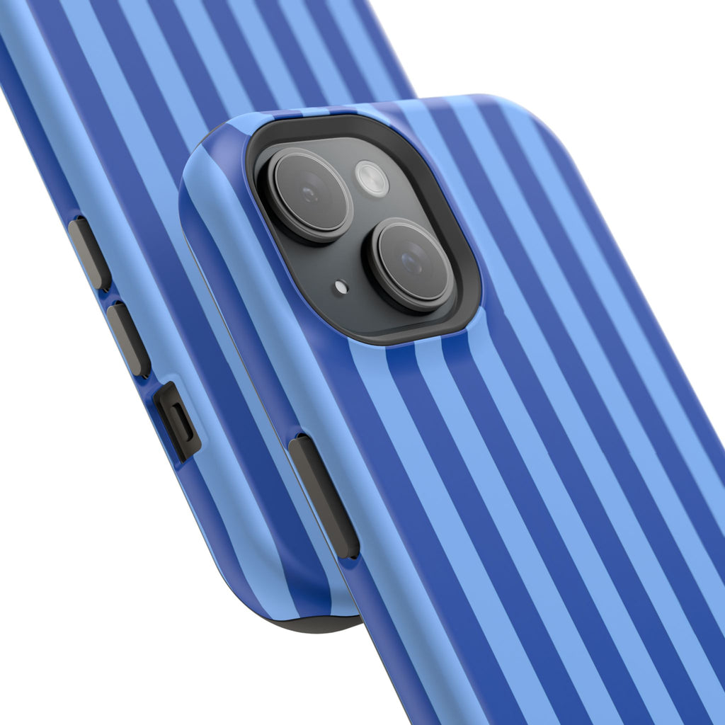 MagSafe blue striped case