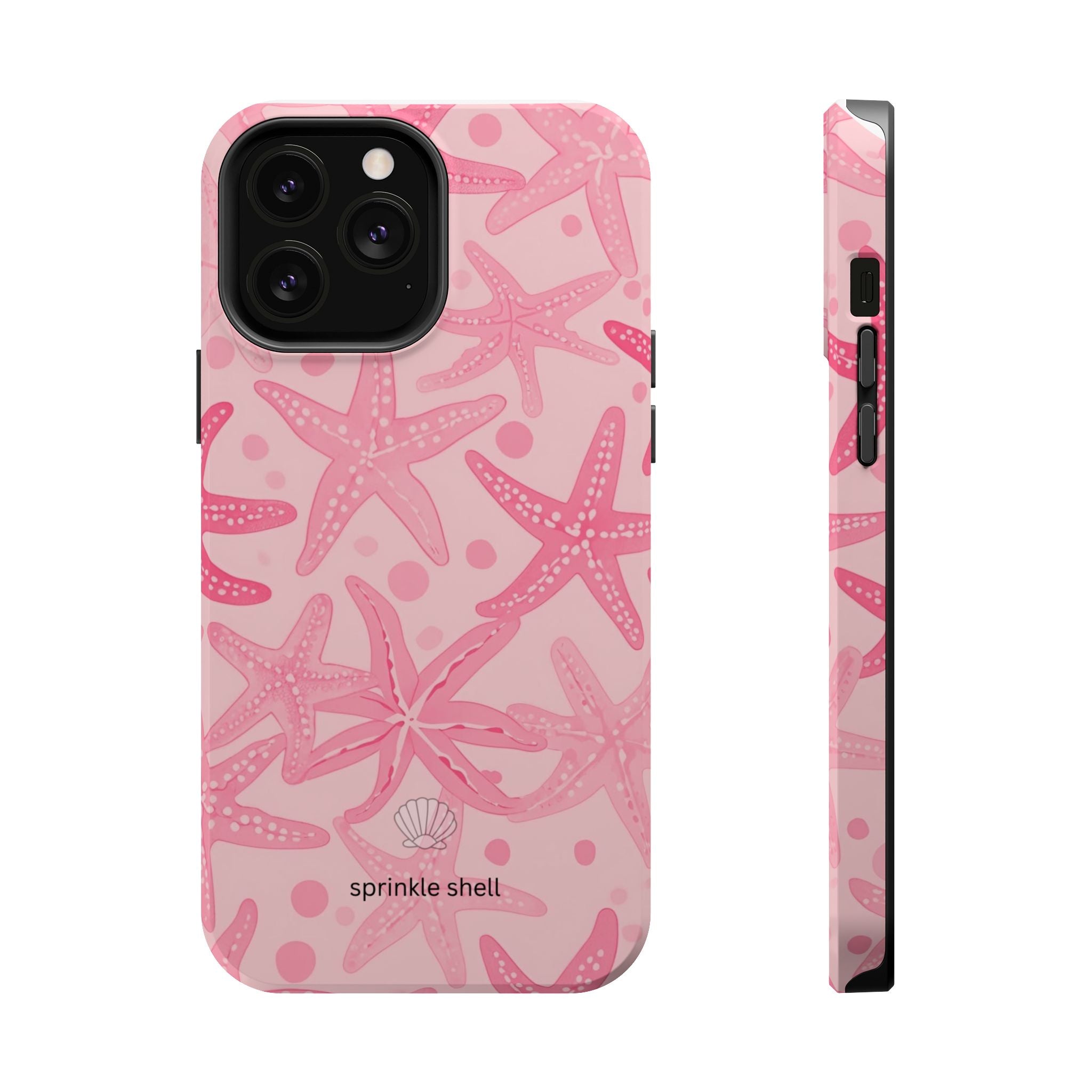 MagSafe Pink Starfish Iphone Case