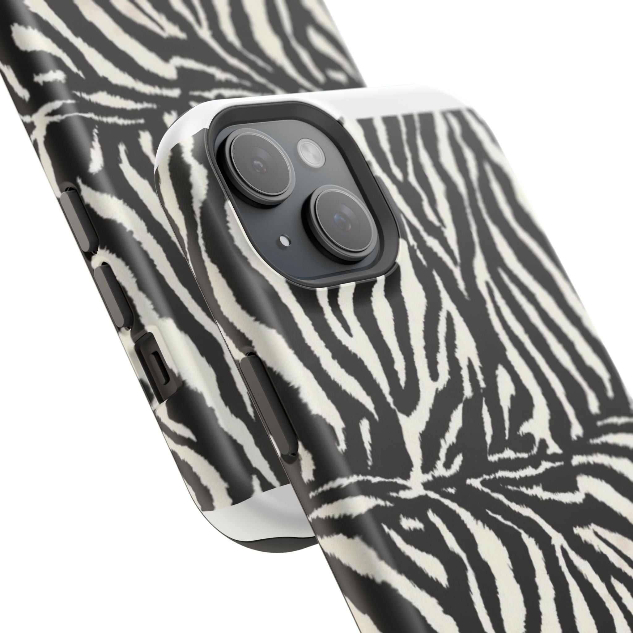 MagSafe black zebra print case