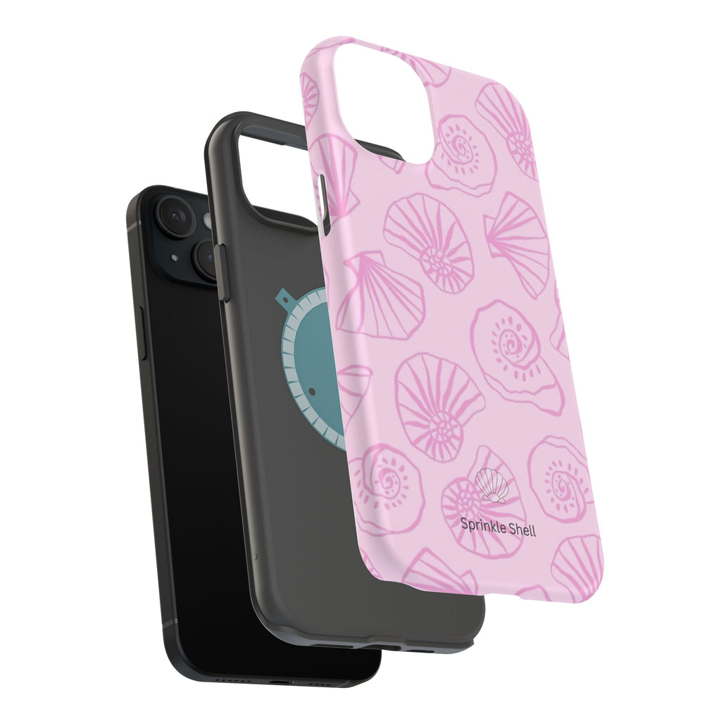 MagSafe pink shells case
