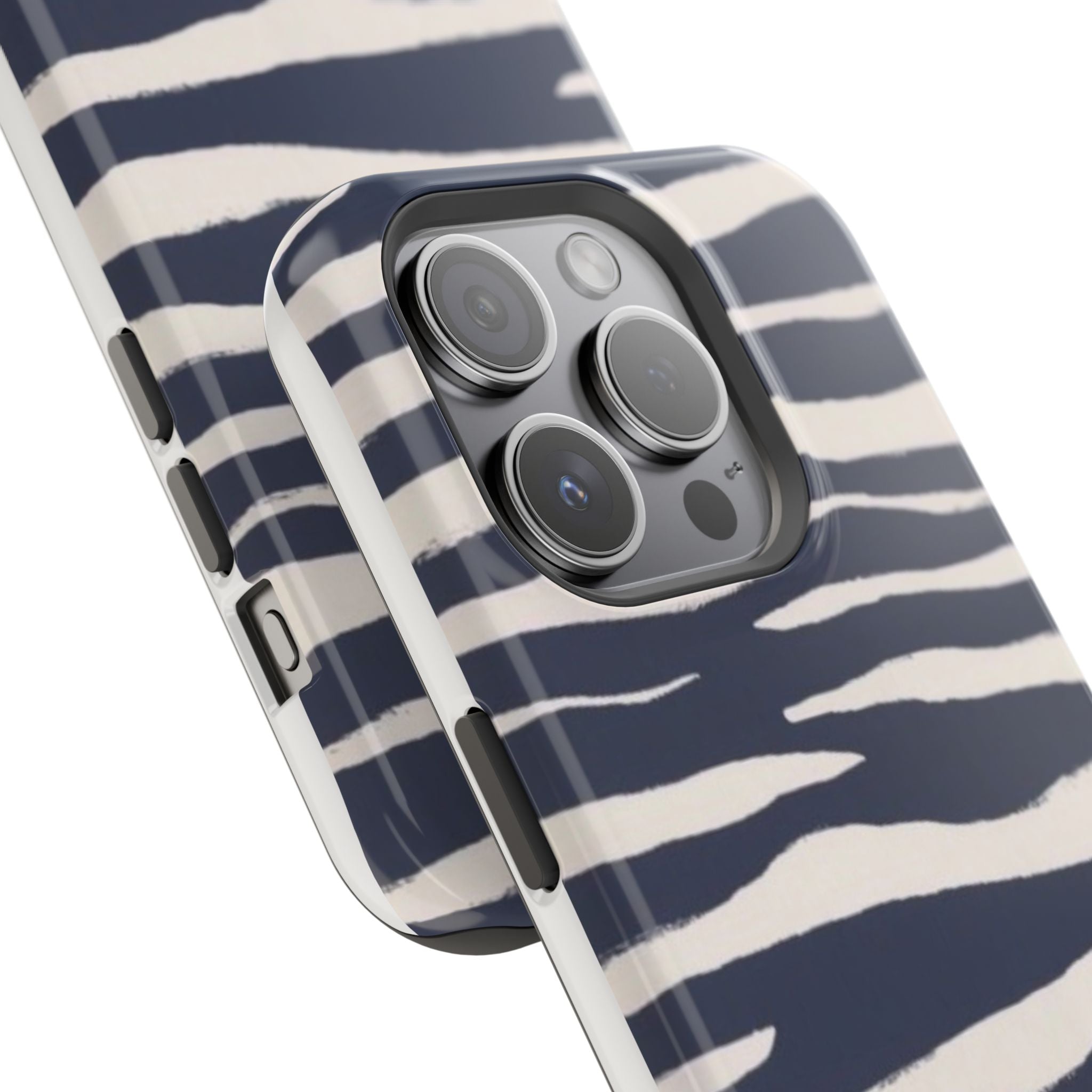 MagSafe Blue zebra print case