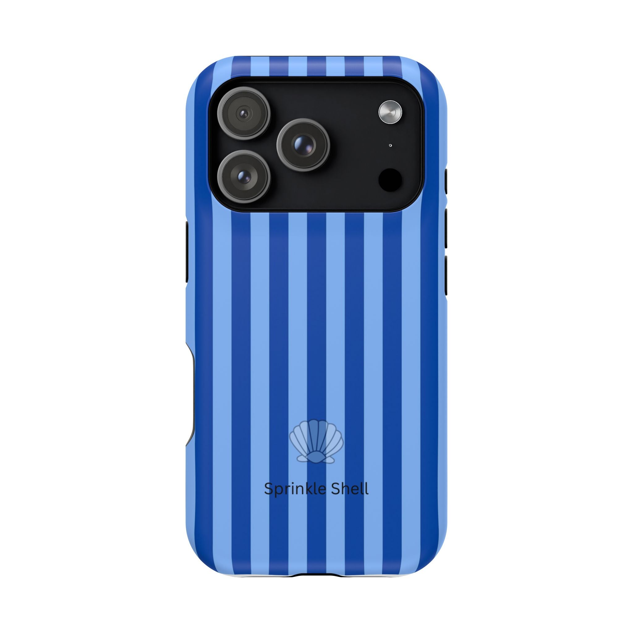 MagSafe blue striped case