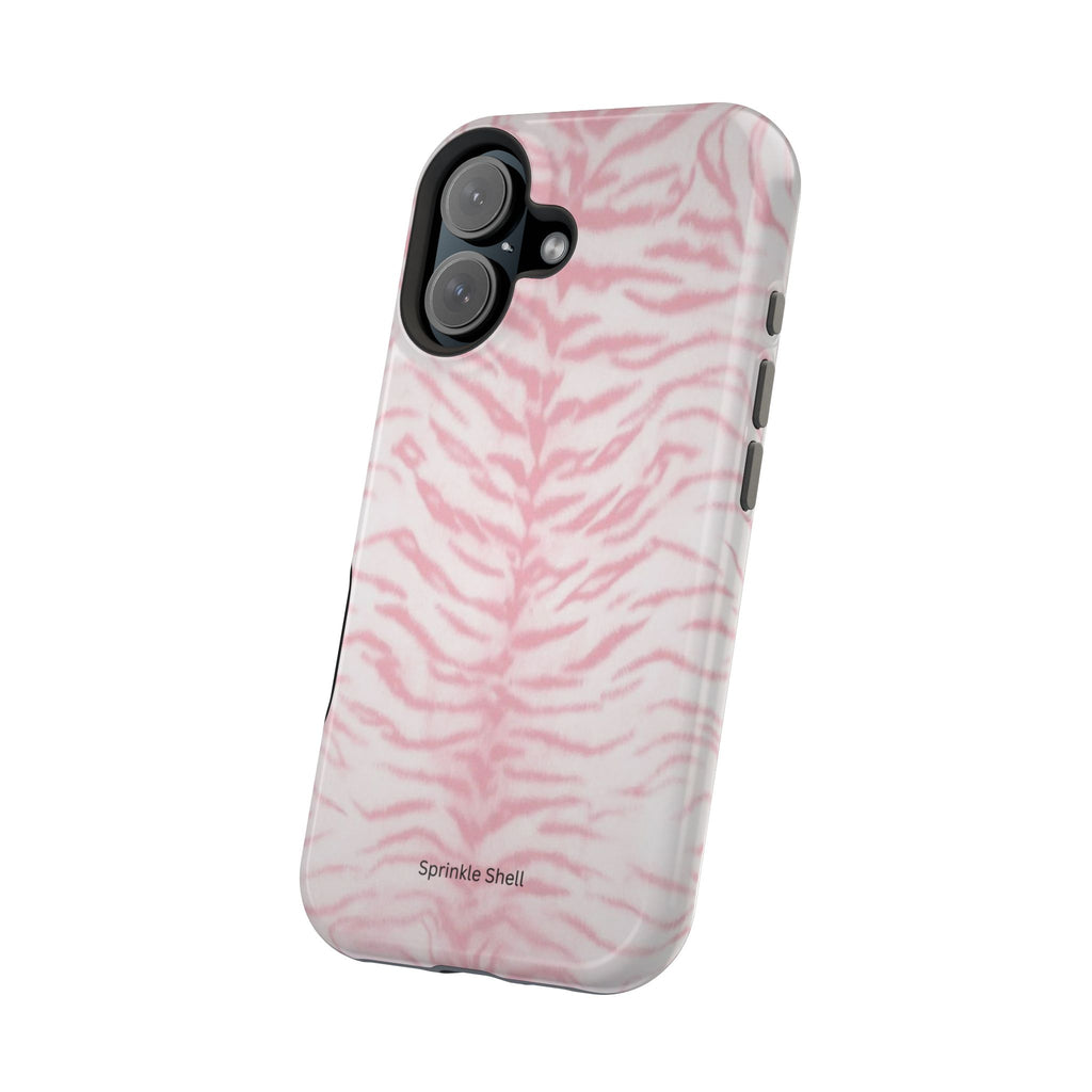 MagSafe Pink Zebra Print Iphone Case