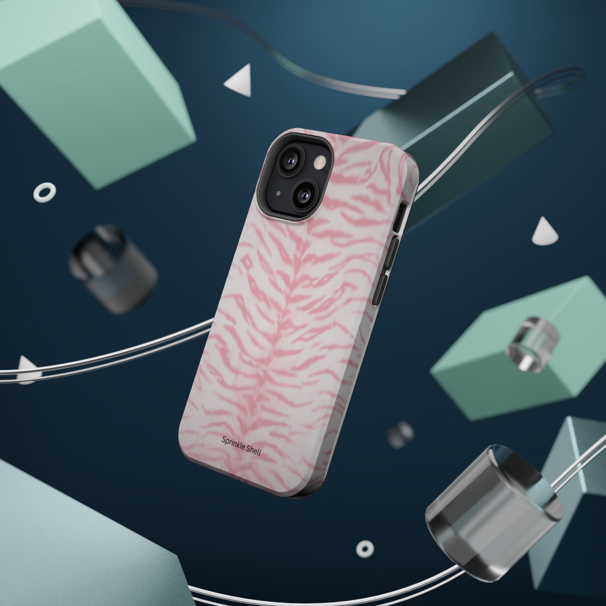 MagSafe Pink Zebra Print Iphone Case