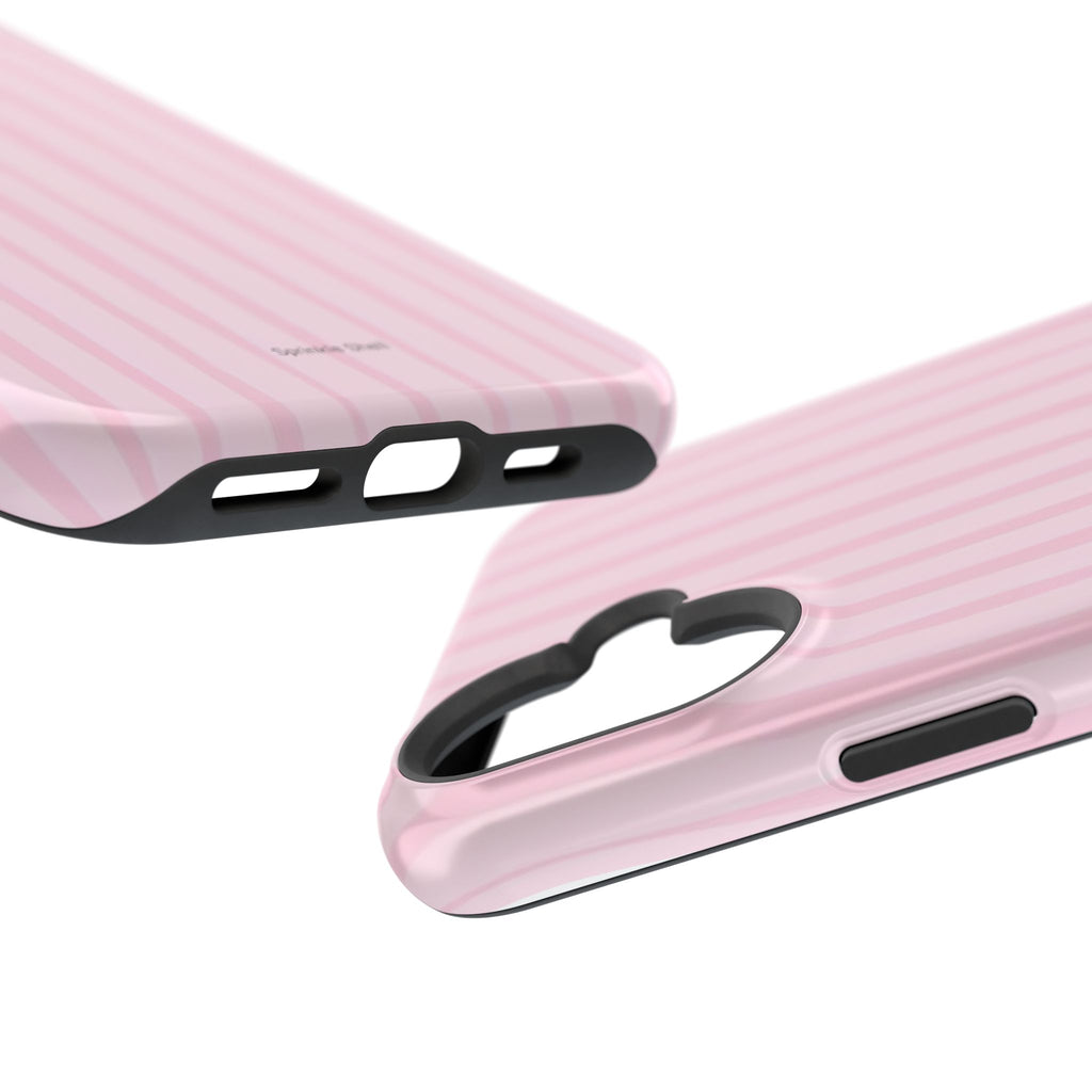 MagSafe pink uneven lines case
