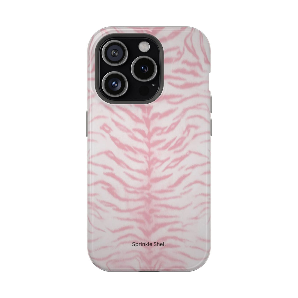 MagSafe Pink Zebra Print Iphone Case