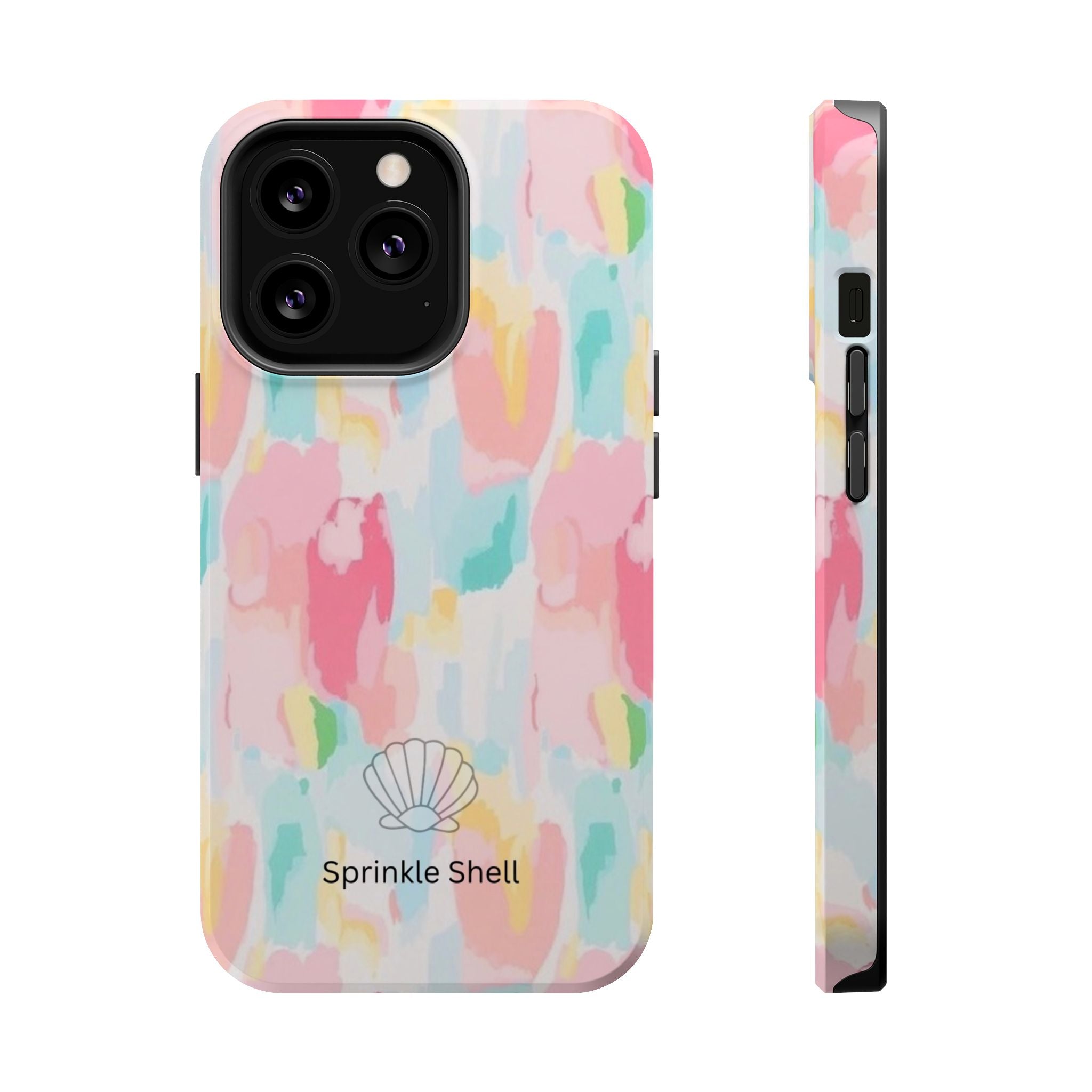 MagSafe cute colorful paint case