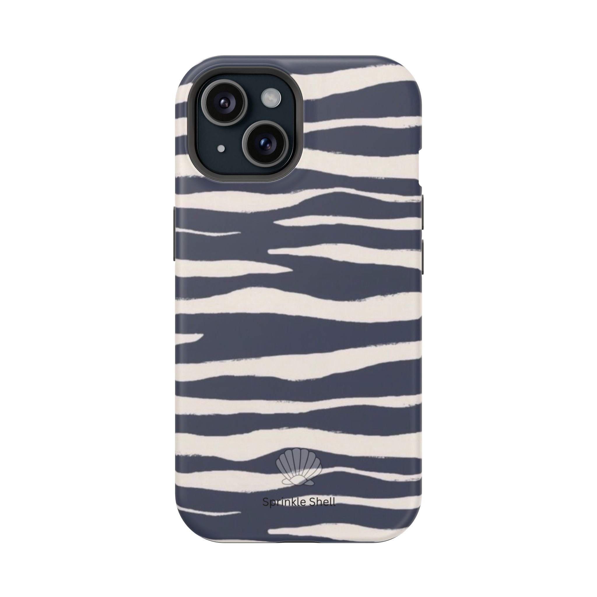 MagSafe Blue zebra print case