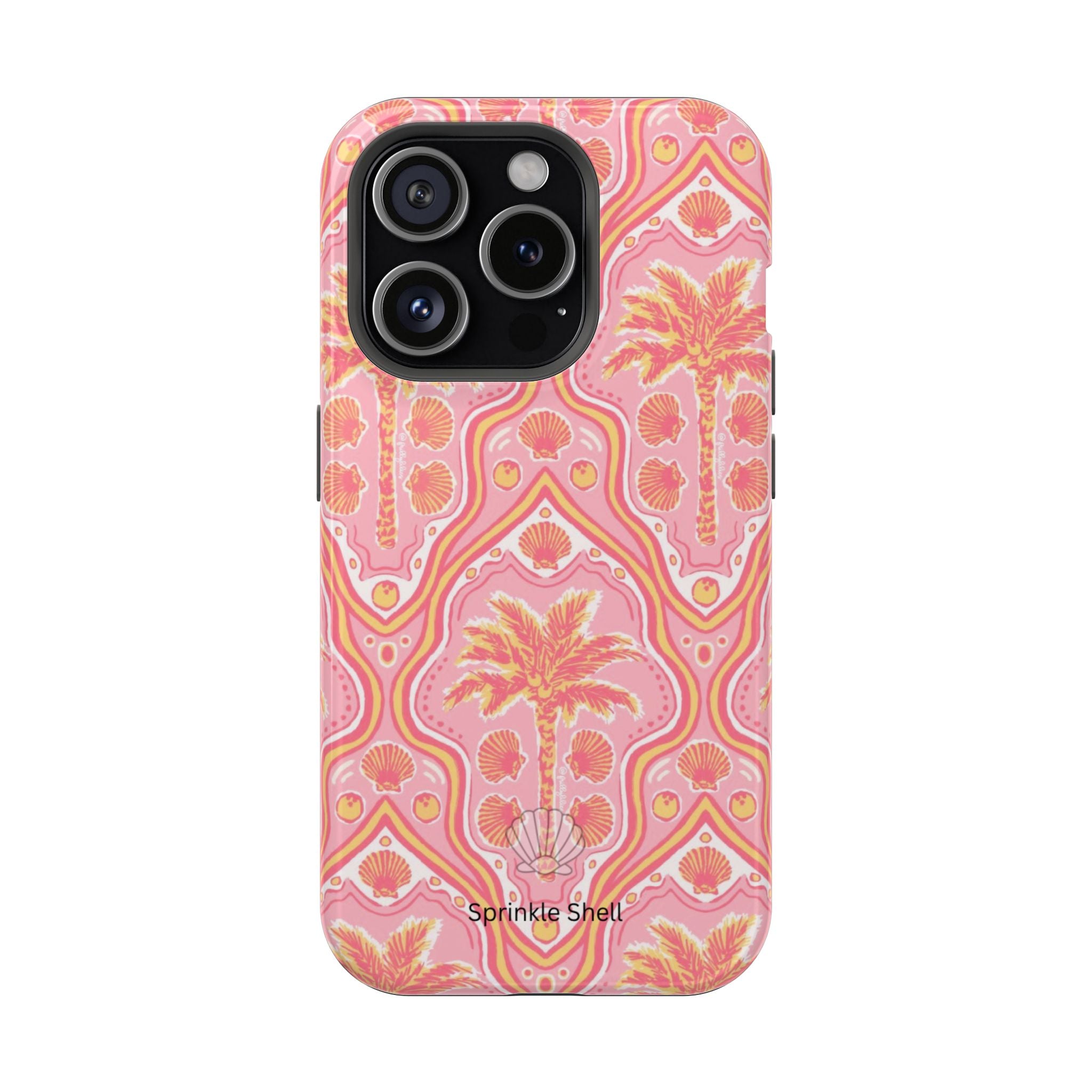 MagSafe pink pink summer palm tree case
