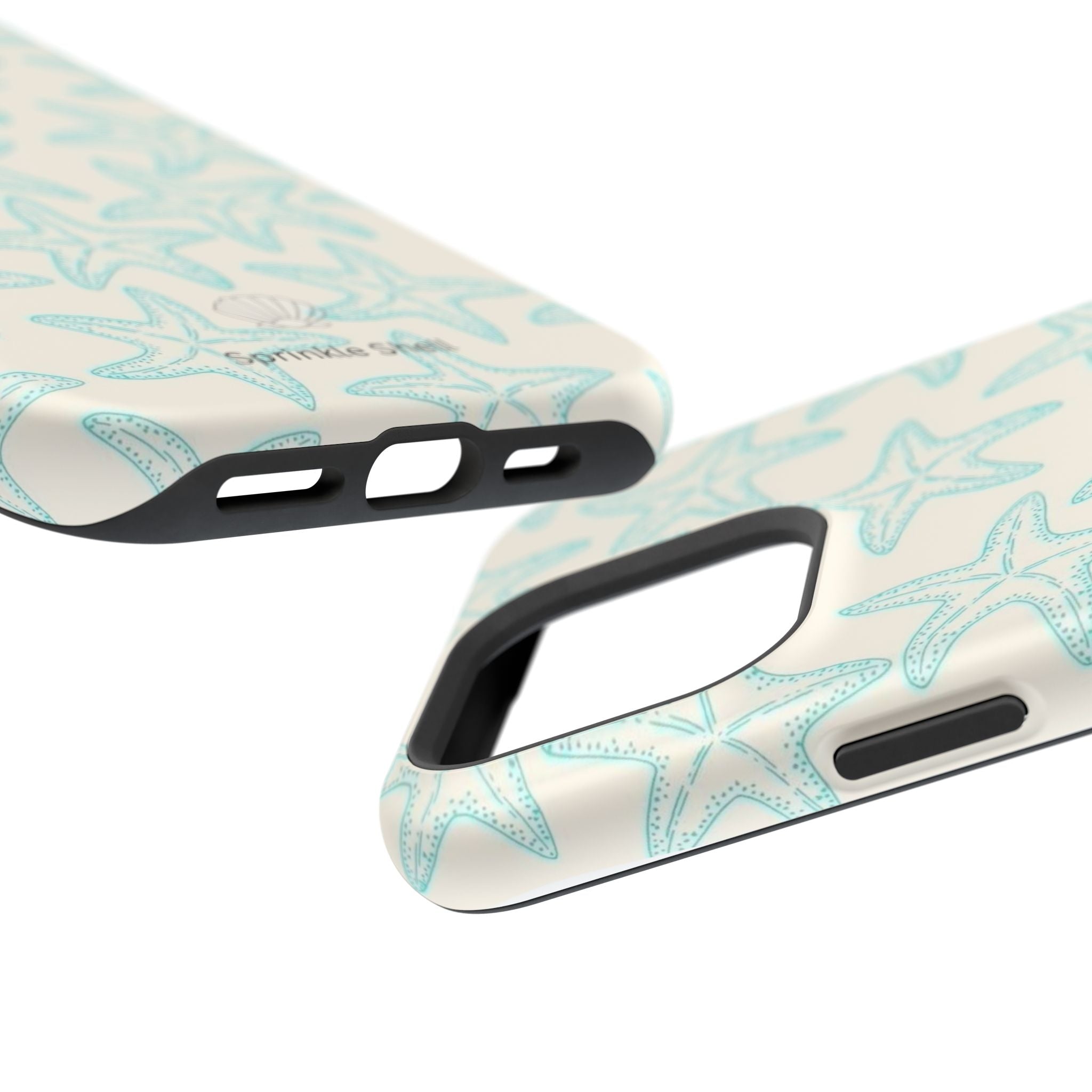 MagSafe teal starfish case