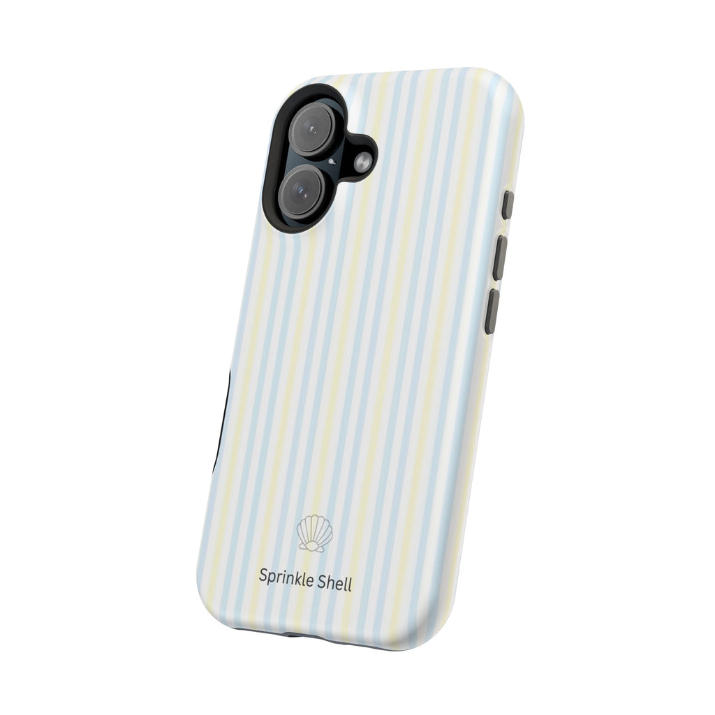 MagSafe Light Yellow And Blue Iphone Case