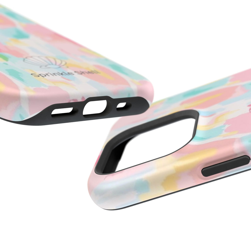 MagSafe cute colorful paint case