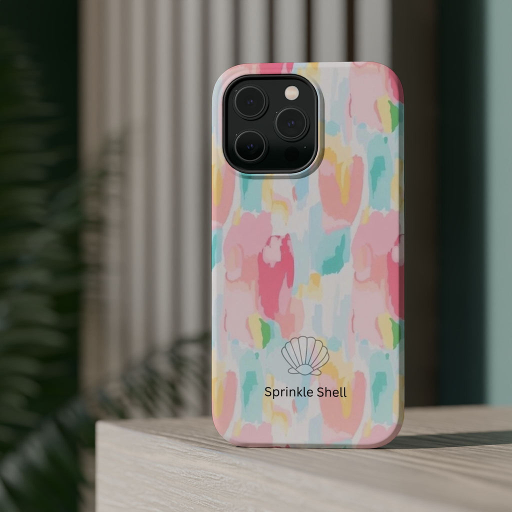 MagSafe cute colorful paint case