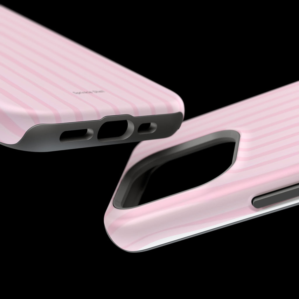 MagSafe pink uneven lines case