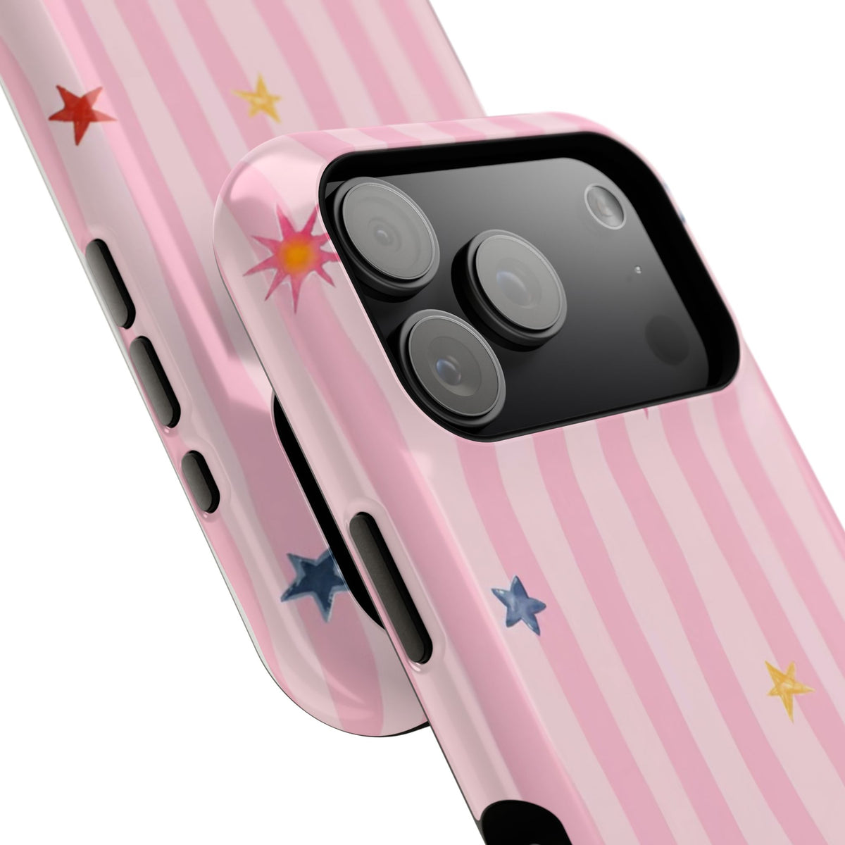 MagSafe pink lines & stars case