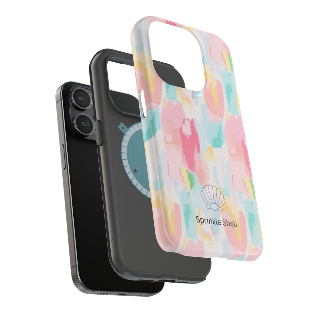 MagSafe cute colorful paint case