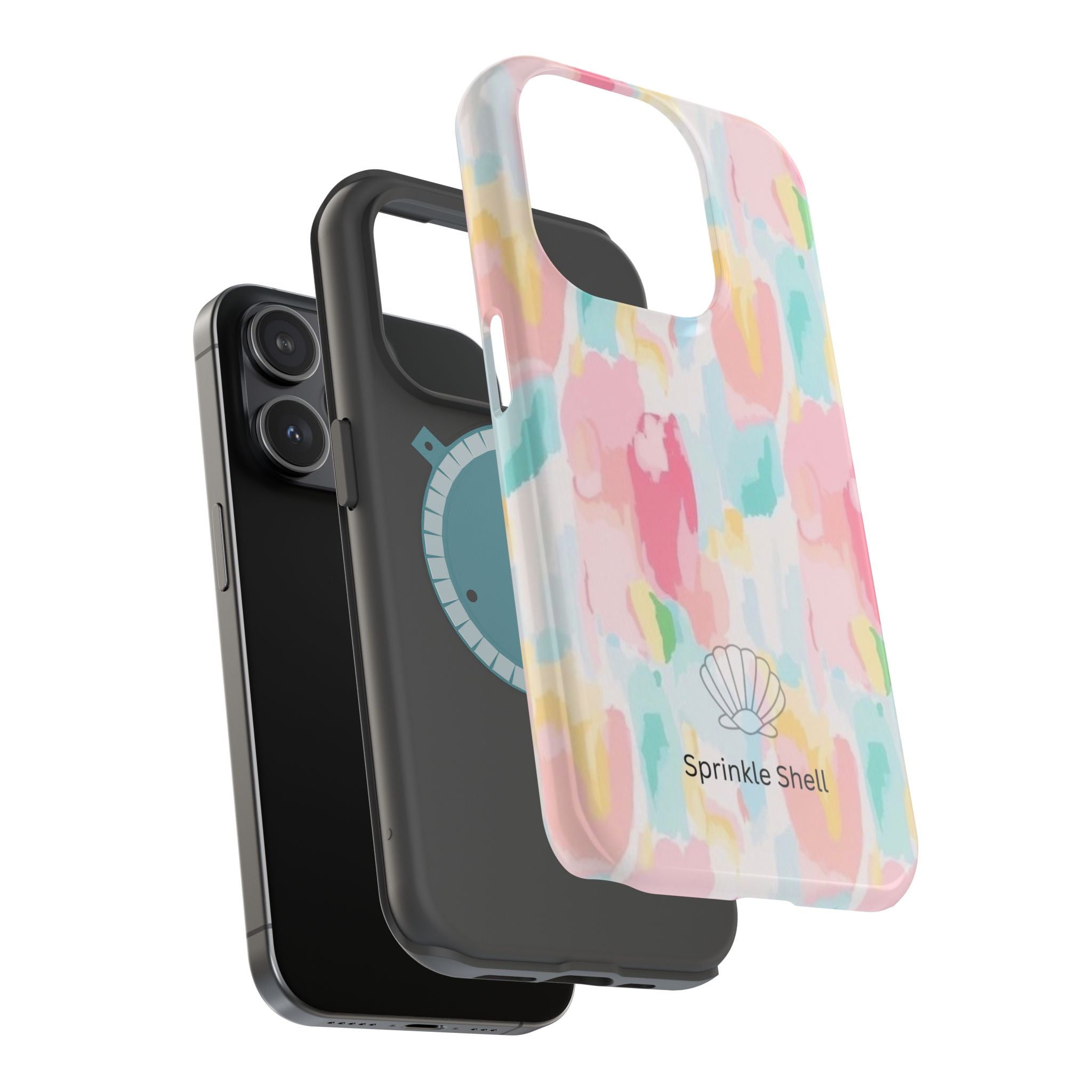 MagSafe cute colorful paint case