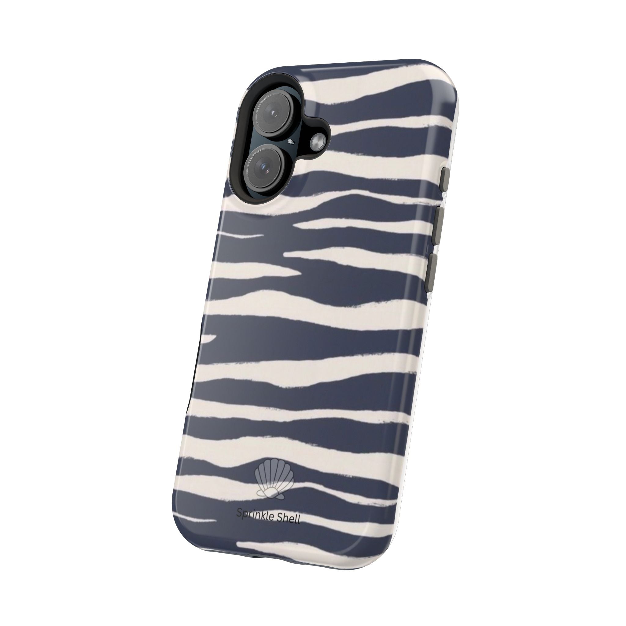 MagSafe Blue zebra print case