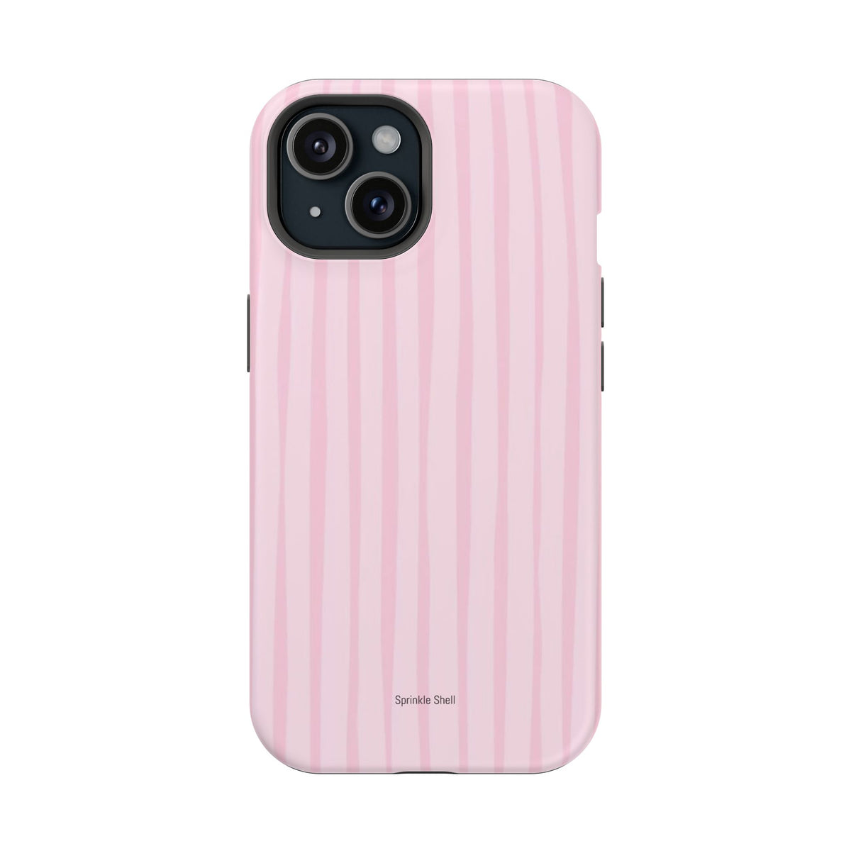 MagSafe pink uneven lines case