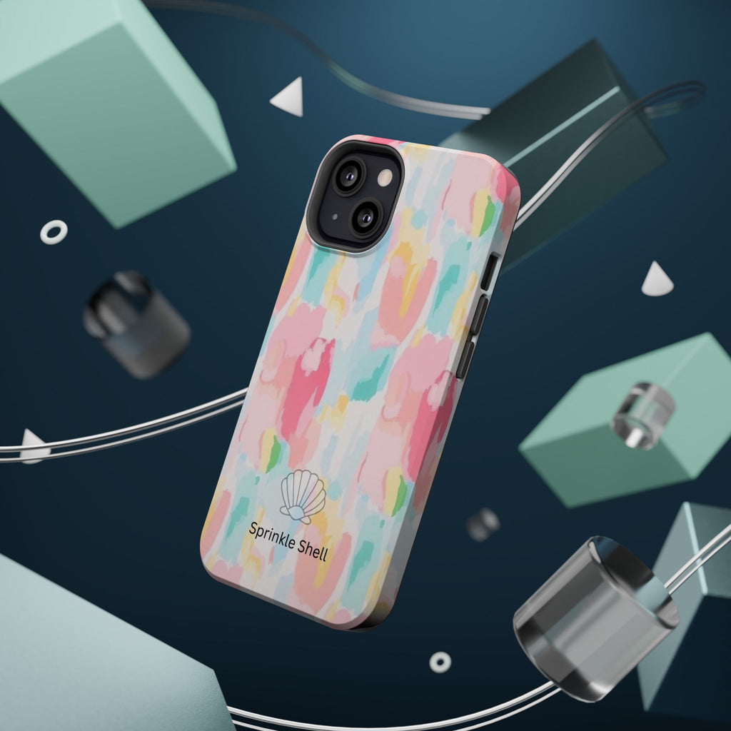 MagSafe cute colorful paint case