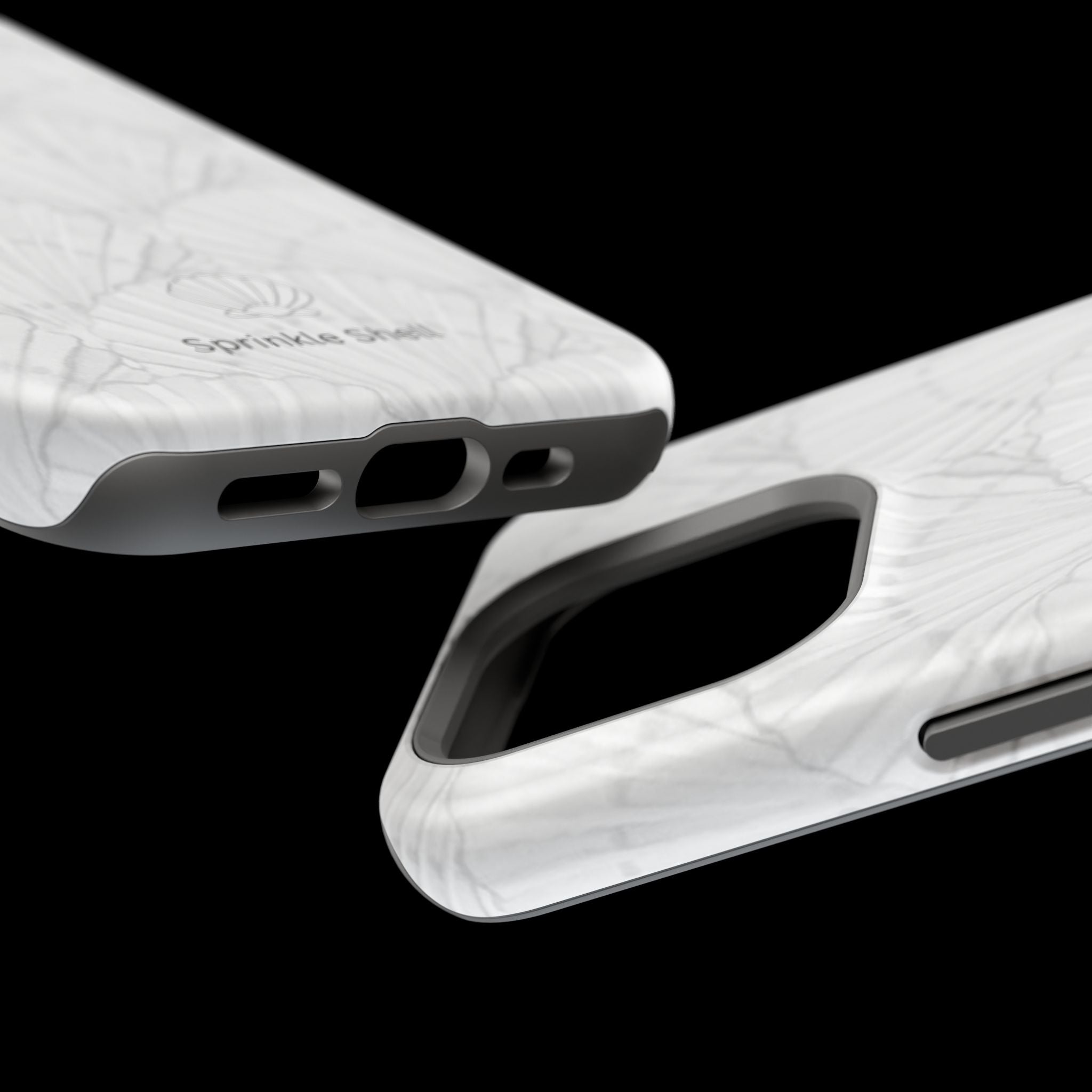 Shell-Pattern Magnetic Impact Phone Case — Protective Modular iPhone Cover