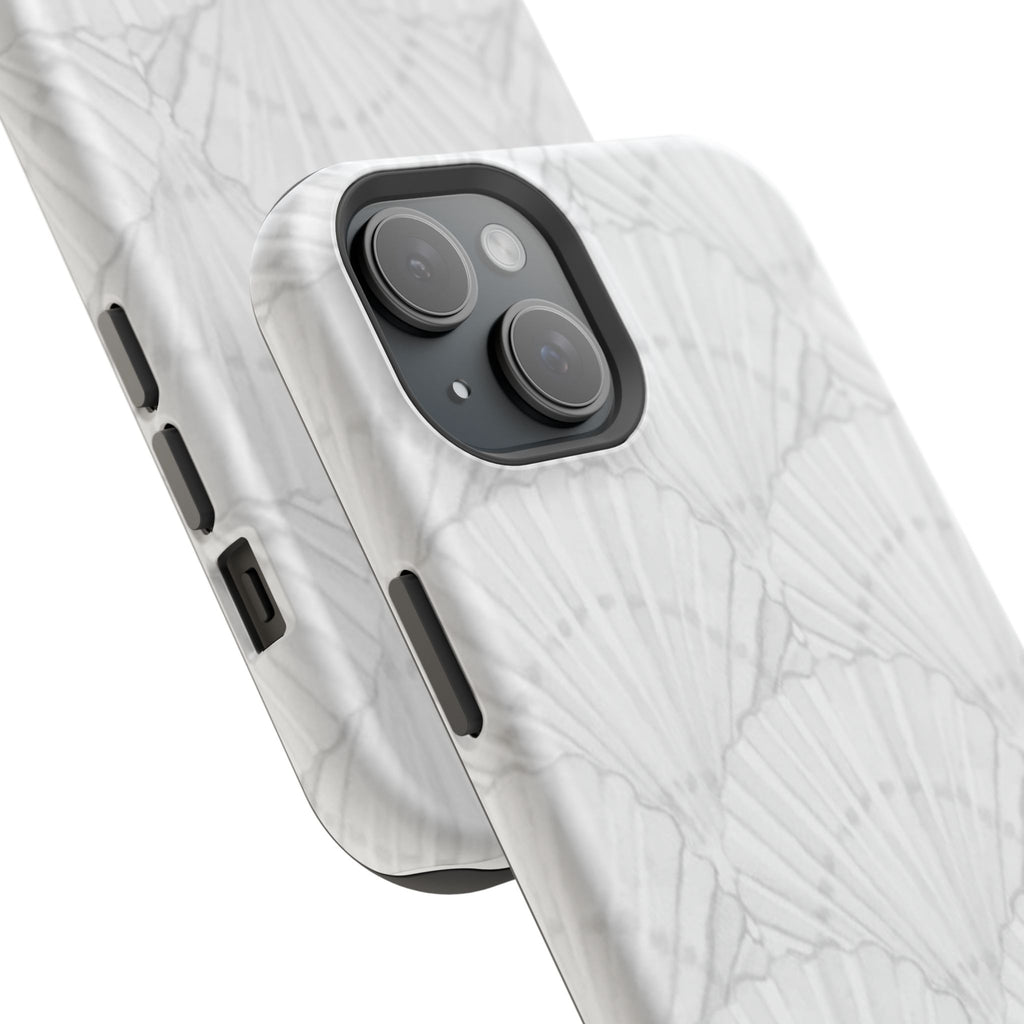 Shell-Pattern Magnetic Impact Phone Case — Protective Modular iPhone Cover