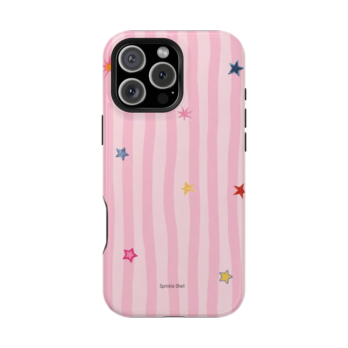MagSafe pink lines & stars case