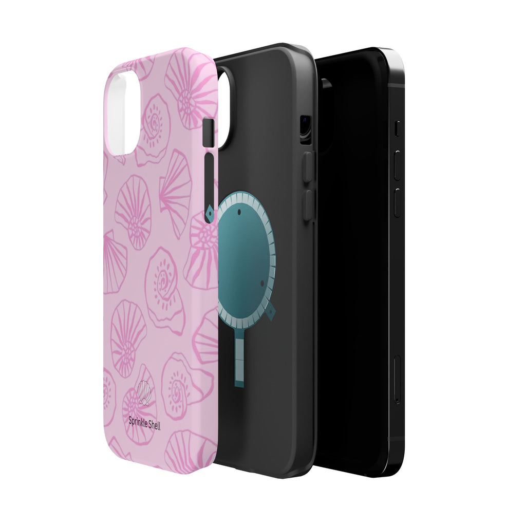 MagSafe pink shells case