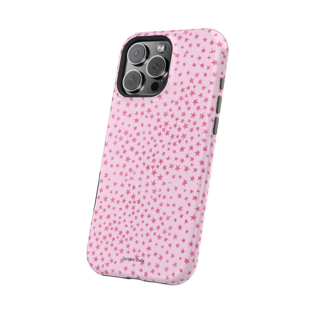 MagSafe mini pink stars case
