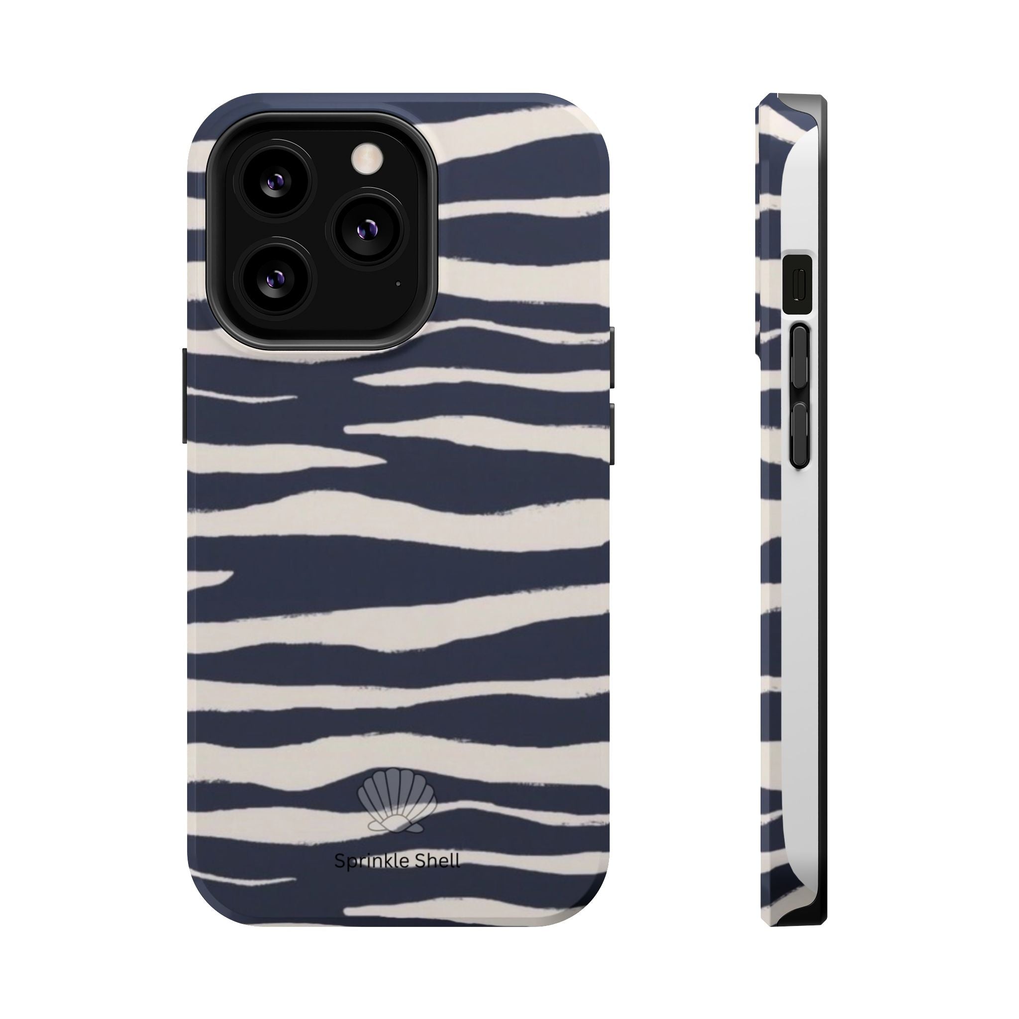 MagSafe Blue zebra print case