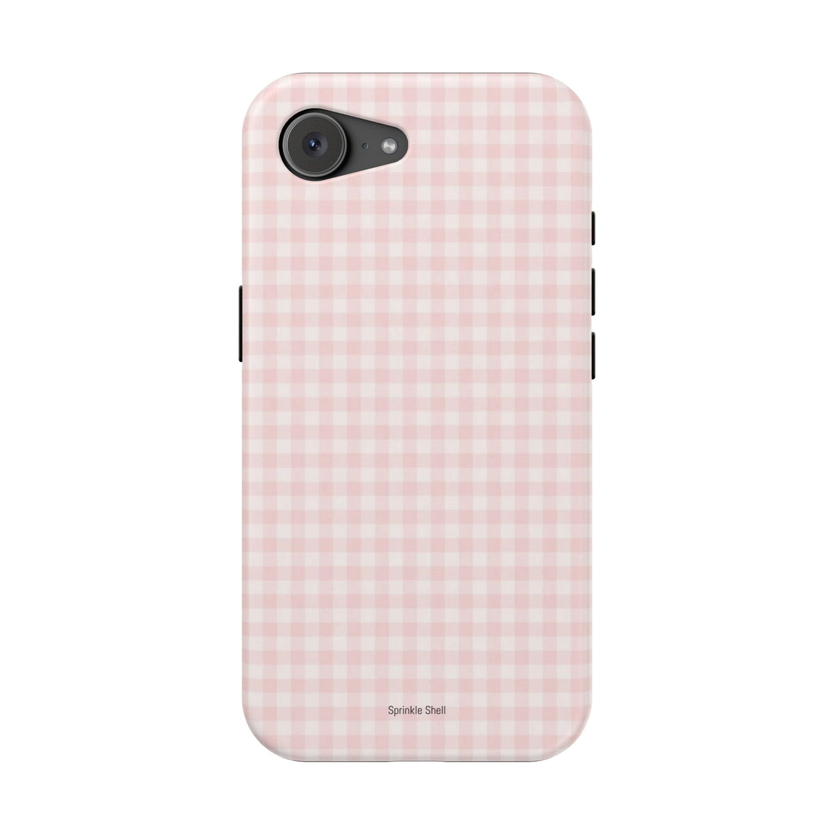 MagSafe light pink plaid case