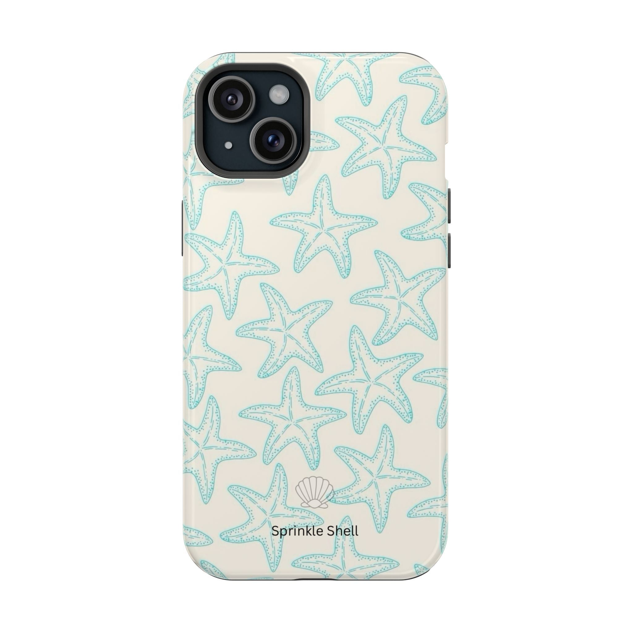 MagSafe teal starfish case