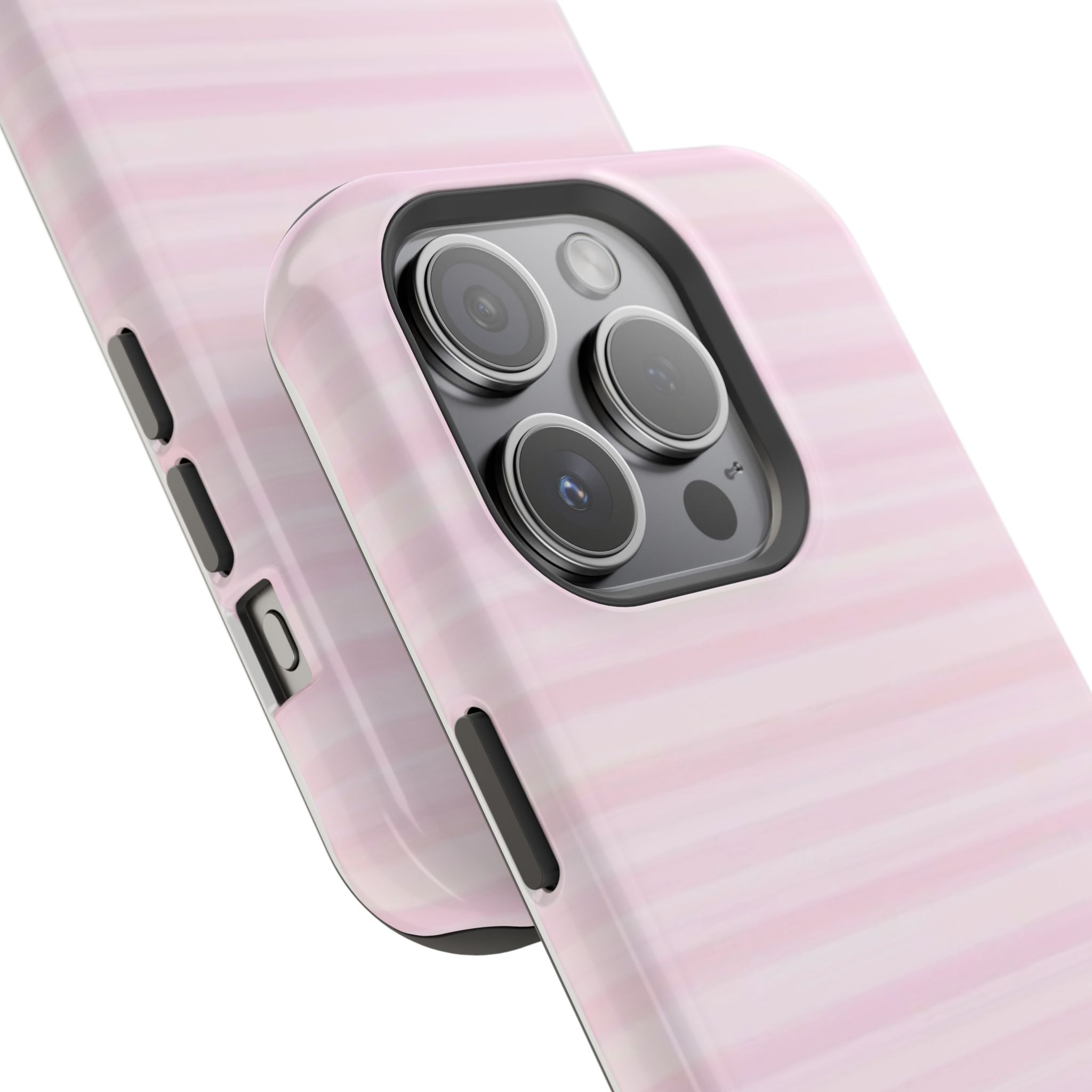 MagSafe pink stripes case
