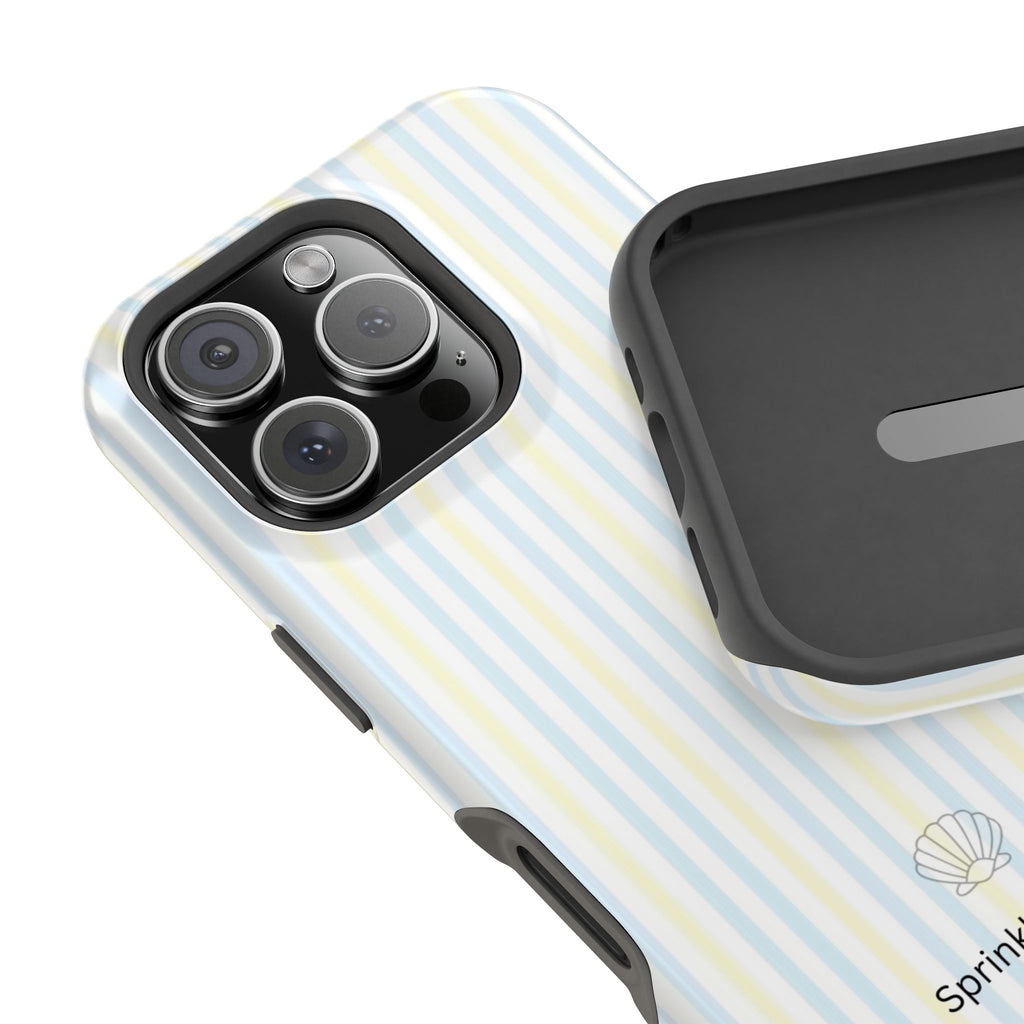 MagSafe Light Yellow And Blue Iphone Case