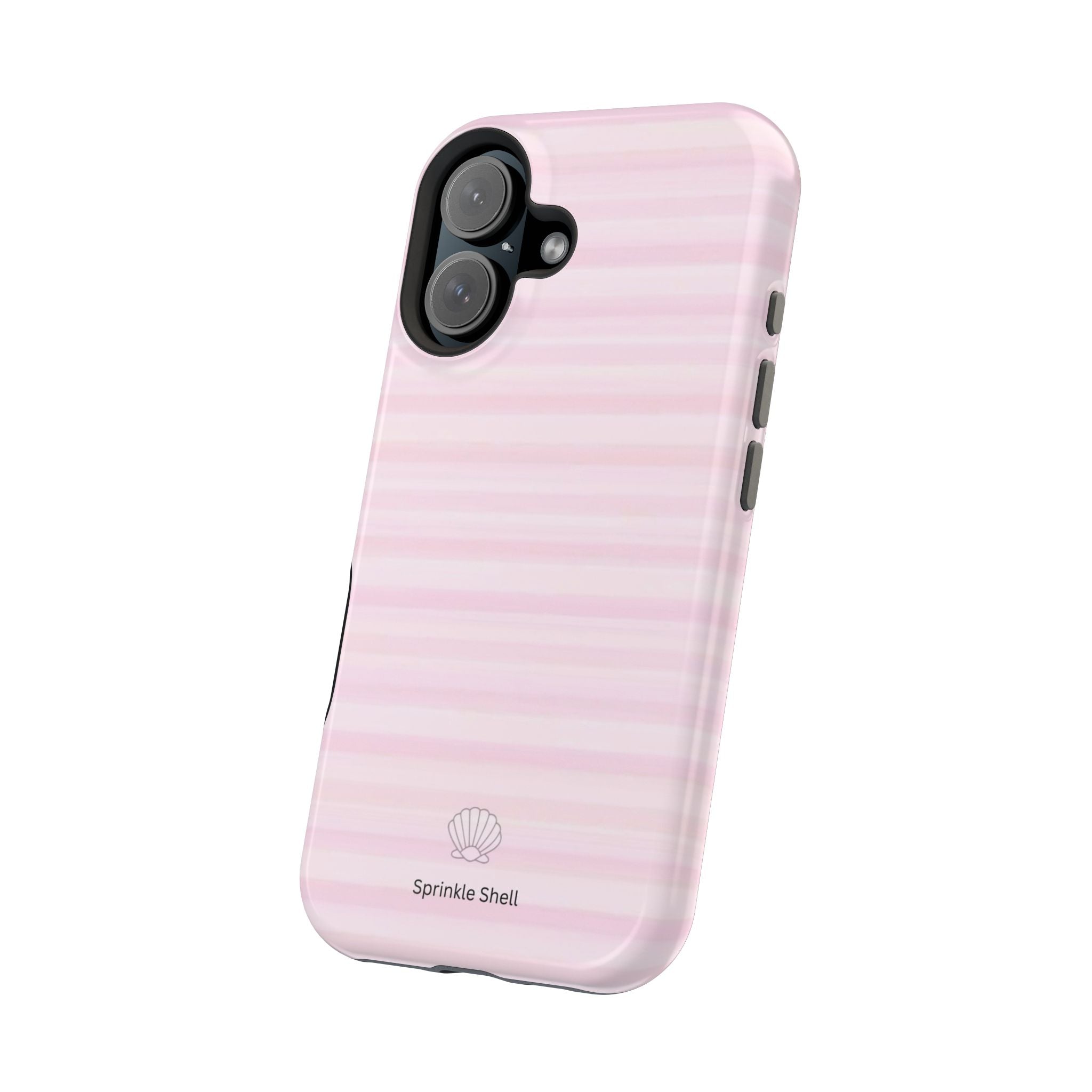 MagSafe pink stripes case