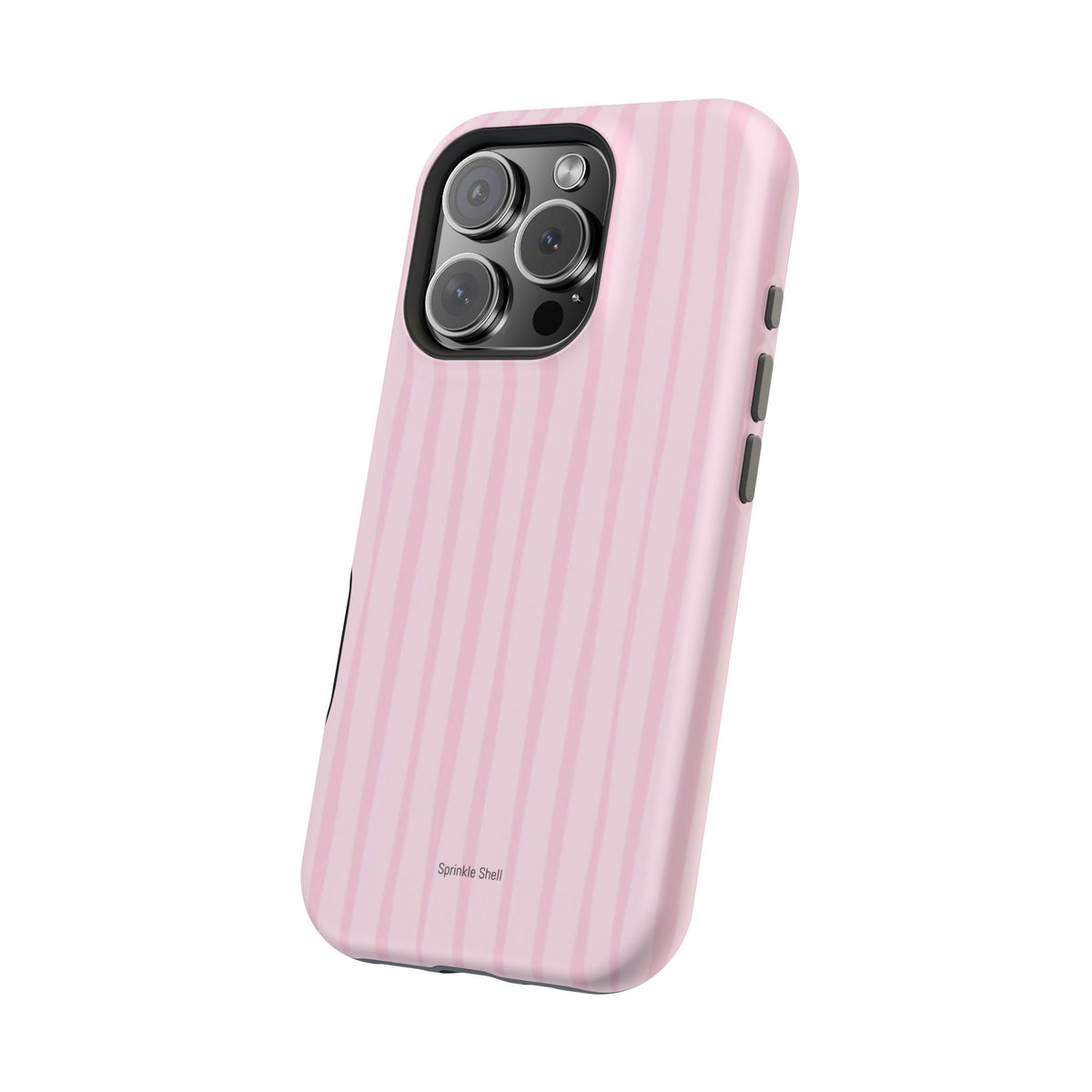MagSafe pink uneven lines case