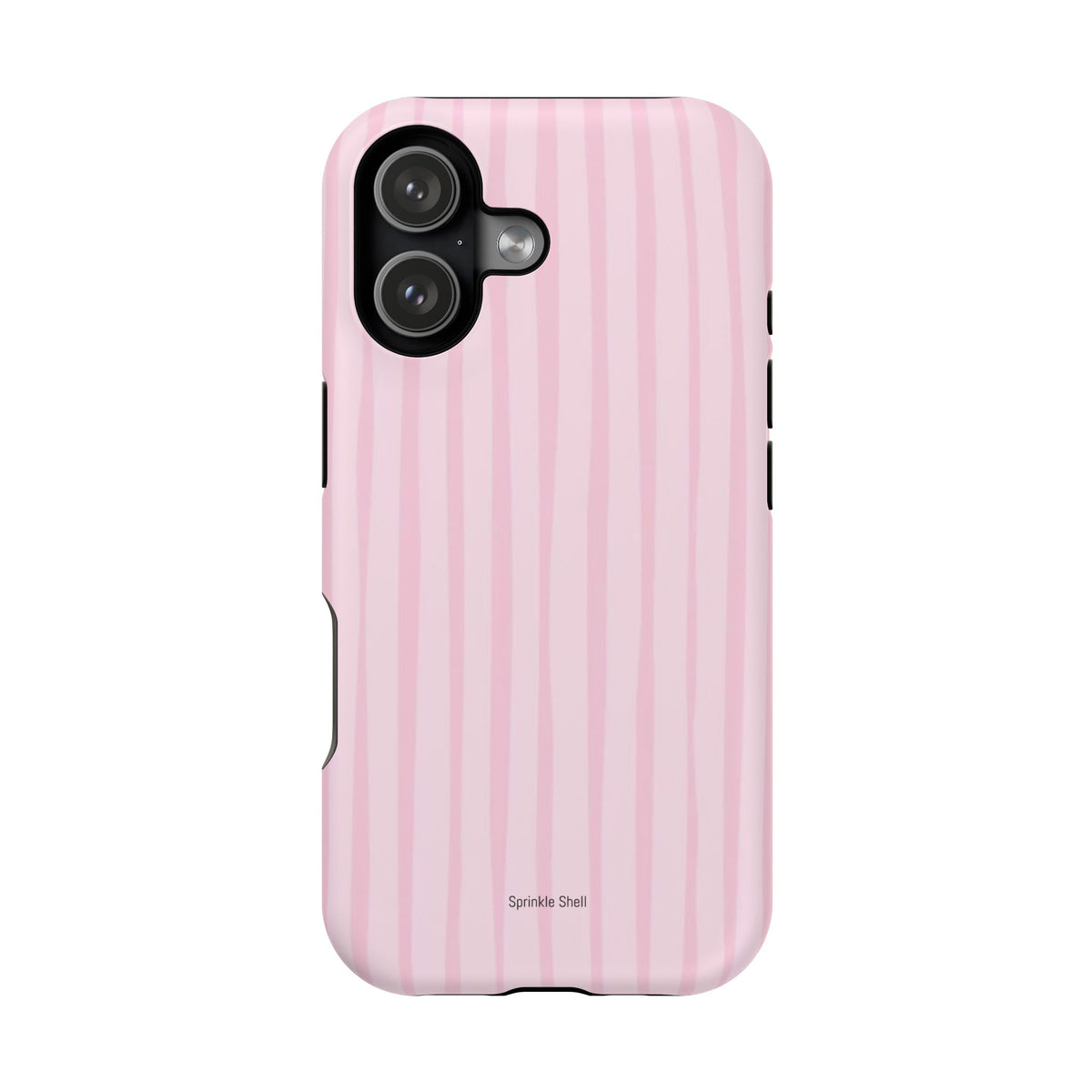 MagSafe pink uneven lines case