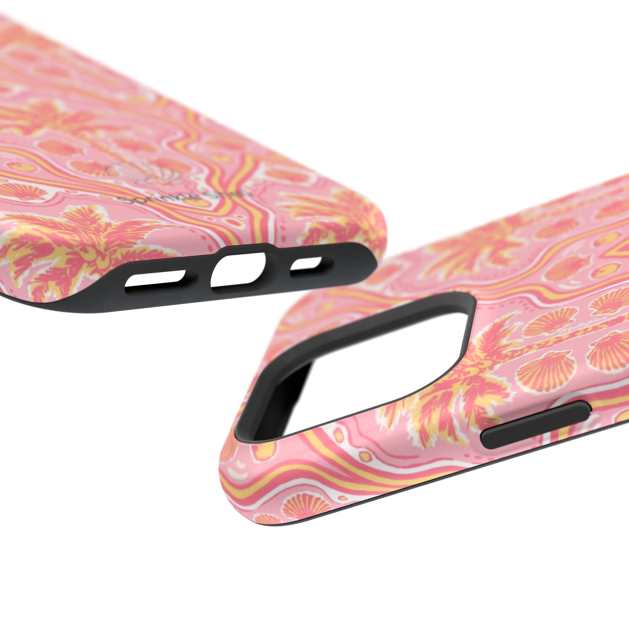 MagSafe pink pink summer palm tree case