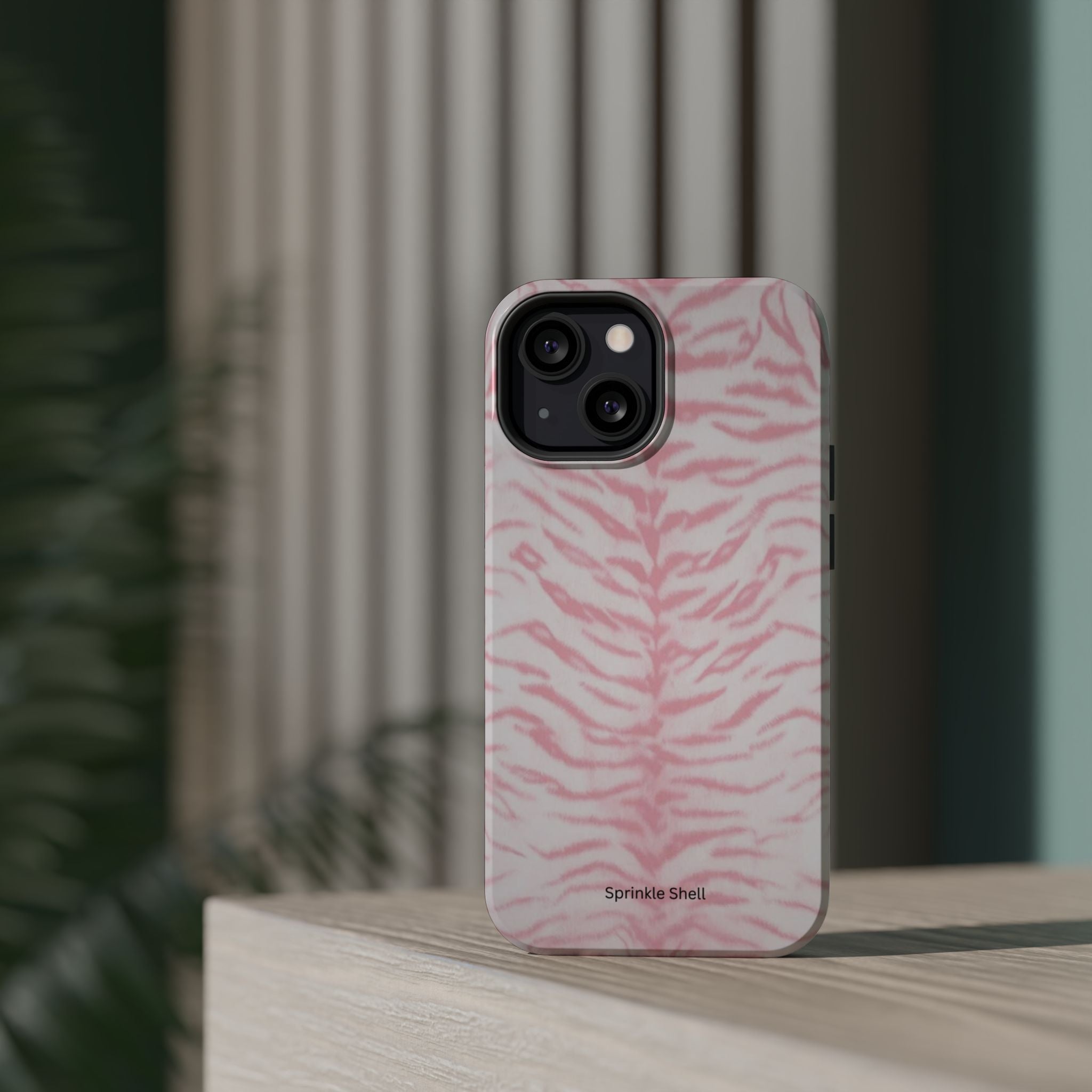 MagSafe Pink Zebra Print Iphone Case