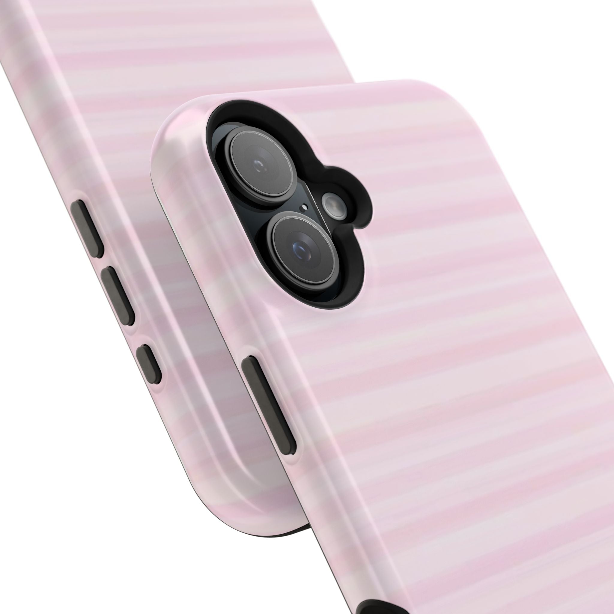 MagSafe pink stripes case
